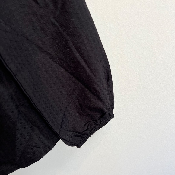 New Band Of‎ The Free Crossover V-Neck Long Sleeve Top Hallie Black Size XS NWT - Picture 9 of 12